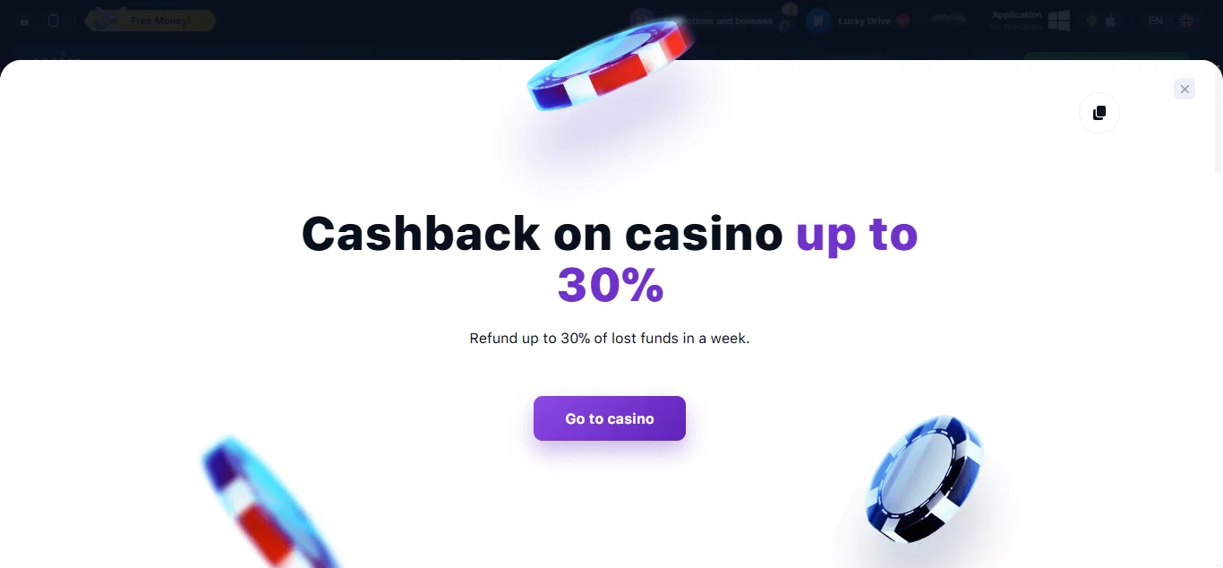 1win sign up bonus