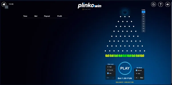 1win Plinko